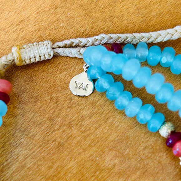 Neiman Marcus Tai Multi-Strand Evil Eye Bracelet - Picture 4 of 6